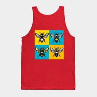 Pop Honey Bee Art - Cool Insect Tank Top